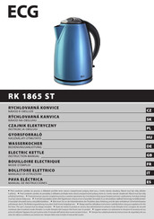 ECG RK 1865 ST Manual De Instrucciones