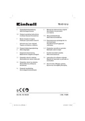 EINHELL TE-CI 12 Li Manual De Instrucciones Original