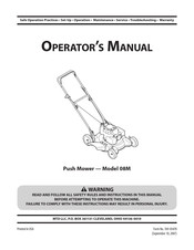 MTD 08M Manual Del Operador