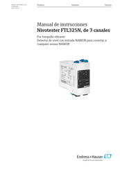 Endress+Hauser Nivotester FTL325N Manual De Instrucciones