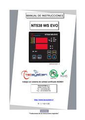 TECSYSTEM NT538 WS EVO Manual De Instrucciones