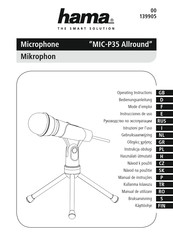 Hama MIC-P35 Allround Instrucciones De Uso