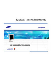 Samsung SyncMaster 174V Manual Del Usuario