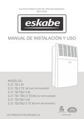 Eskabe S 21 TB 5 TE M Manual De Instalacion Y Uso