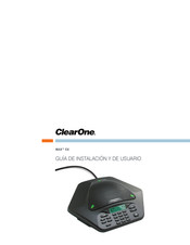 ClearOne MAX EX Guía De Instalación Y De Usuario