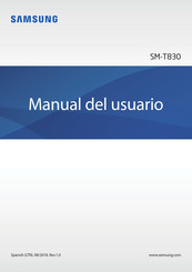 Samsung SM-T830 Manual Del Usuario