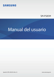 Samsung SM-P585M Manual Del Usuario