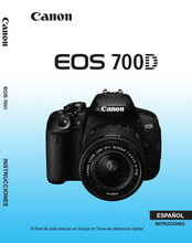 Canon EOS 700D Manual De Uso