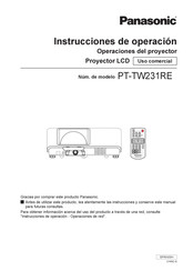 Panasonic PT-TW231RE Instrucciones De Operación