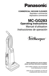 Panasonic InnKeeper MC-GG283 Instrucciones De Operación