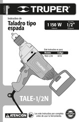 Truper TALE-1/2N Manual De Instrucciones