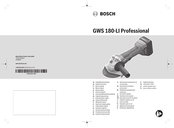 Bosch GWS 180-LI Professional Manual Original