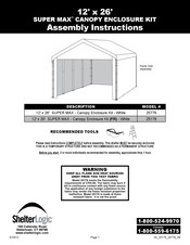 ShelterLogic 25776 Instrucciones Para El Ensamblaje