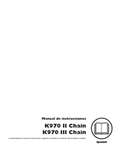 Husqvarna K970 II Chain Manual De Instrucciones