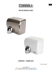 Casselin CB2BLANC Manual De Instrucciones