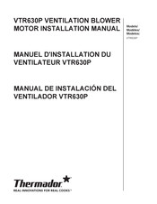 Thermador VTR630P Manual De Instalación