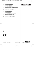 EINHELL BT-LC 400/1 Manual De Instrucciones Original