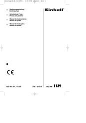 EINHELL RG-AW 1139 Manual De Instrucciones