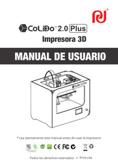 Print-Rite CoLiDo 2.0 PLUS Manual De Usuario