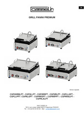 Casselin CGP2HRBLPT Manual De Instrucciones