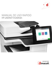 HP LASERJET E52645dn Manual De Uso