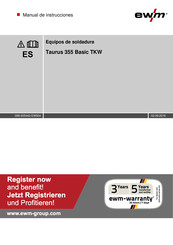 Ewm Taurus 355 Basic TKW Manual De Instrucciones