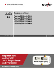 EWM Taurus 351 Basic FDG Manual De Instrucciones