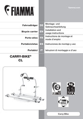 Fiamma CARRY-BIKE CL Instruciones De Montaje Y Uso