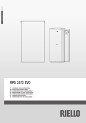 Riello RPS 25/2 EVO 200 Instrucciones Para El Instalador