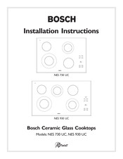 Bosch NES 930 UC Instrucciones De Instalación