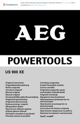 AEG US 900 XE Manual Original