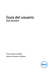 Dell D2216H Guia Del Usuario