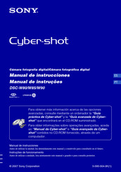Sony Cyber-shot DSC-W90 Manual De Instrucciones
