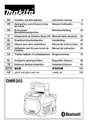 Makita DMR203 Manual De Instrucciones