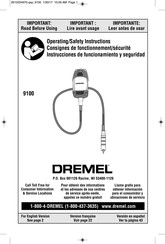 Dremel 9100 Instrucciones De Funcionamiento Y Seguridad