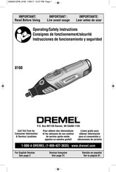 Dremel 8100 Instrucciones De Funcionamiento Y Seguridad