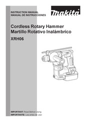 Makita XRH06 Manual De Instrucciones