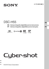Sony Cyber-shot DSC-H55 Manual De Instrucciones