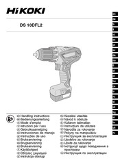 HIKOKI DS 10DFL2 Instrucciones De Manejo