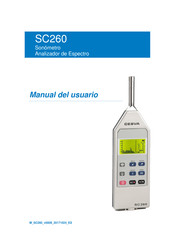 CESVA SC260 Manual Del Usuario