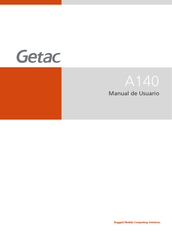 Getac A140 Manual De Usuario