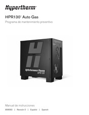 Hypertherm HPR130 Manual Gas Manual De Instrucciones