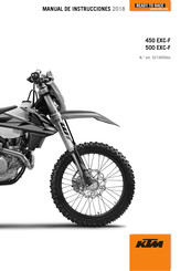 KTM 450 EXC-F 2018 Manual De Instrucciones