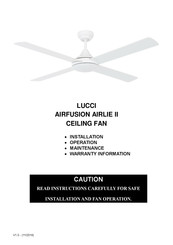 LUCCI Air AIRFUSION AIRLIE II Instrucciones De Instalación