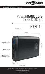 ANSMANN 15.8 TYPE C QC3.0 Manual