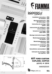 Fiamma 98655Z035 Instrucciones De Instalación