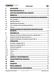 Powerplus POWX1346 Manual De Instrucciones