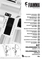 Fiamma 98655-114 Instrucciones De Instalación