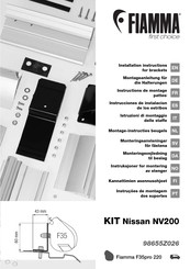 Fiamma 98655Z026 Instrucciones De Instalación