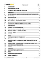 Powerplus POWX0611 Manual De Instrucciones